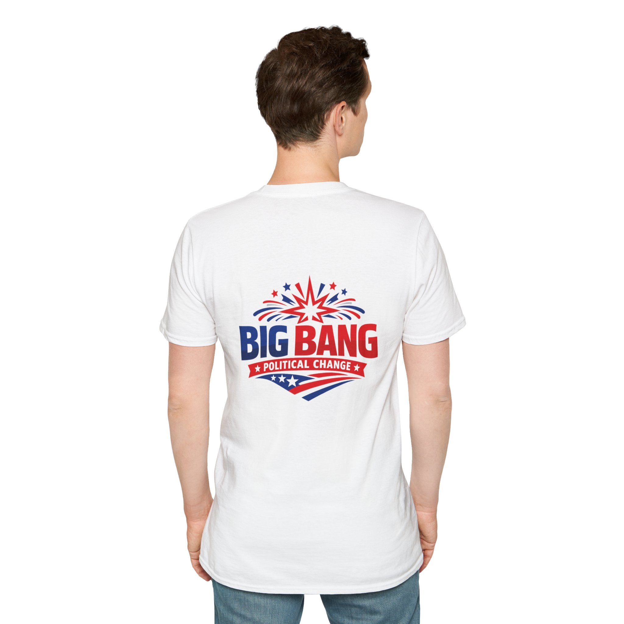 T-Shirt — "Big Bang Political Change" Patriotic Logo Tee