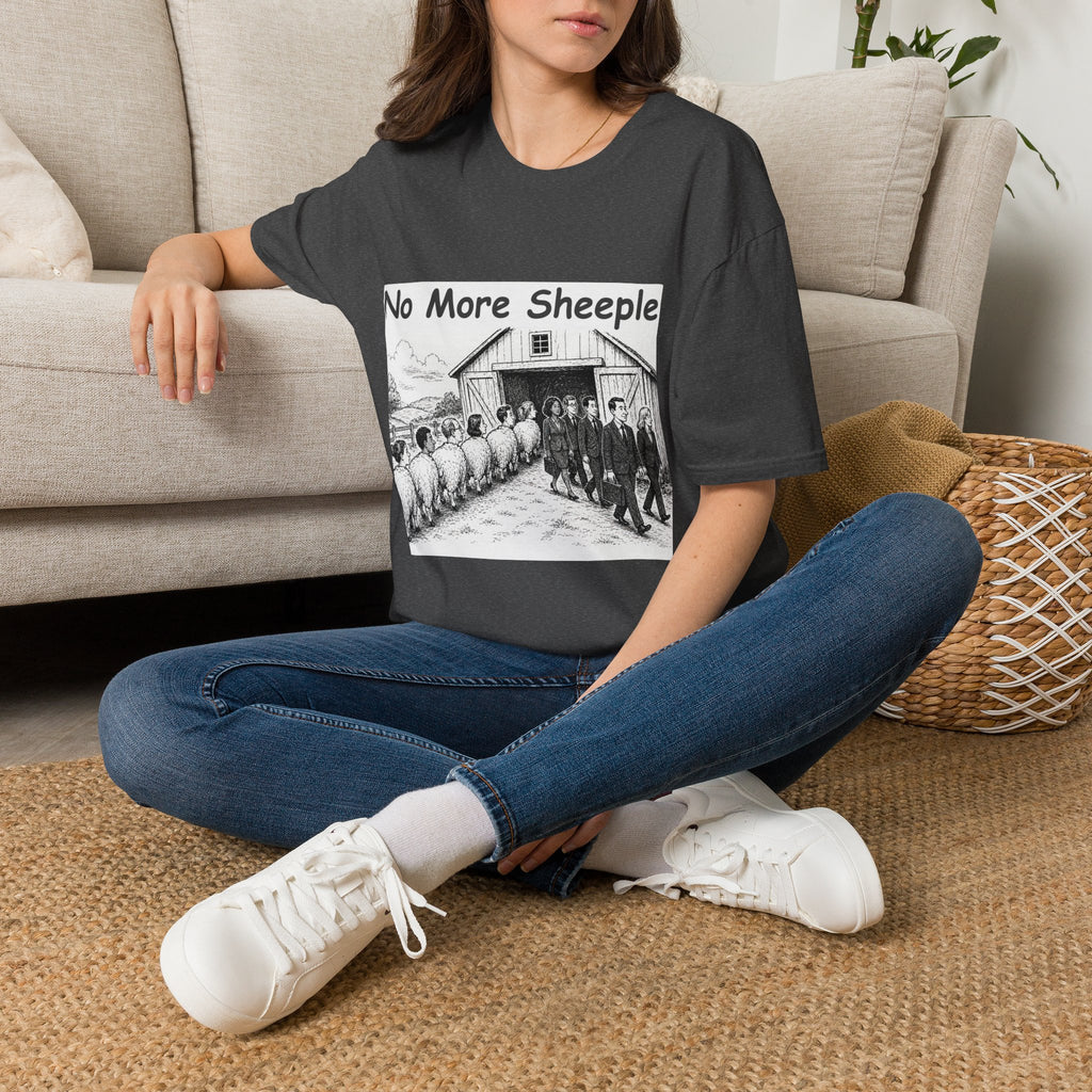 No More Sheeple T-Shirt — Anti-Conformity Graphic Tee